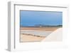 Windmill with pile of salt in the salt flats, Saline Ettore e Infersa, Marsala, Sicily-Paolo Graziosi-Framed Photographic Print