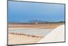 Windmill with pile of salt in the salt flats, Saline Ettore e Infersa, Marsala, Sicily-Paolo Graziosi-Mounted Photographic Print