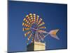 Windmill with Sails in the Colours of the Mallorcan Flag, Mallorca, Balearic Islands, Spain-Tomlinson Ruth-Mounted Photographic Print