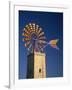 Windmill with Sails in the Colours of the Mallorcan Flag, Mallorca, Balearic Islands, Spain-Tomlinson Ruth-Framed Photographic Print