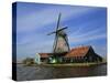 Windmill, Zaanse Schans, Holland, Netherlands-Adam Jones-Stretched Canvas