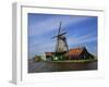 Windmill, Zaanse Schans, Holland, Netherlands-Adam Jones-Framed Photographic Print