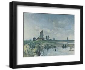 Windmill-John Henry Twachtman-Framed Art Print