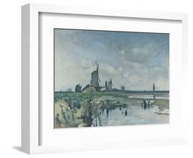 Windmill-John Henry Twachtman-Framed Art Print