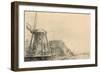 Windmill-Rembrandt van Rijn-Framed Giclee Print