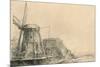 Windmill-Rembrandt van Rijn-Mounted Giclee Print