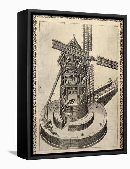 Windmill-Agostino Ramelli-Framed Stretched Canvas