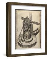 Windmill-Agostino Ramelli-Framed Giclee Print