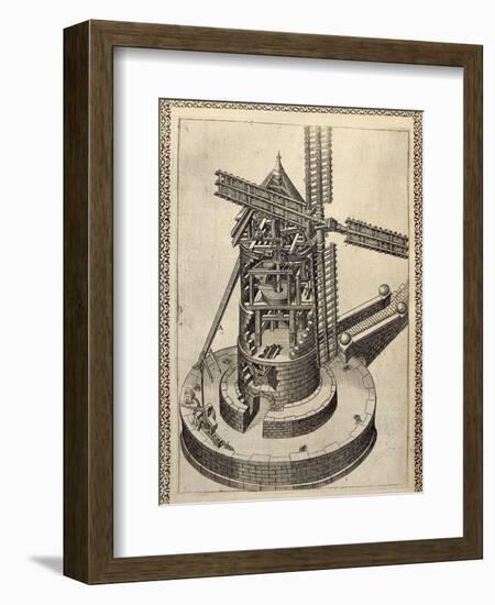 Windmill-Agostino Ramelli-Framed Giclee Print