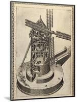 Windmill-Agostino Ramelli-Mounted Giclee Print