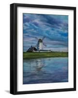 WindmillHolland,  pastel-Margo Starkey-Framed Giclee Print