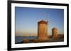 Windmills and Agios Nikolaos, Rhodes City, Rhodes, Dodecanese, Greek Islands, Greece, Europe-Tuul-Framed Photographic Print