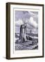 Windmills at East Hampton United States of America-null-Framed Giclee Print
