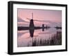 Windmills at Kinderdijk at Dawn, Near Rotterdam, Holland, the Netherlands-Gary Cook-Framed Photographic Print