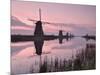 Windmills at Kinderdijk at Dawn, Near Rotterdam, Holland, the Netherlands-Gary Cook-Mounted Photographic Print