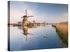 Windmills at Kinderdijk, Near Rotterdam, Holland, the Netherlands-Gary Cook-Stretched Canvas