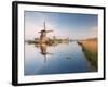 Windmills at Kinderdijk, Near Rotterdam, Holland, the Netherlands-Gary Cook-Framed Photographic Print