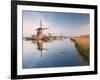 Windmills at Kinderdijk, Near Rotterdam, Holland, the Netherlands-Gary Cook-Framed Photographic Print