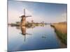 Windmills at Kinderdijk, Near Rotterdam, Holland, the Netherlands-Gary Cook-Mounted Photographic Print