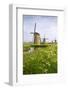 Windmills at Kinderdijk, the Netherlands in Spring-Colette2-Framed Photographic Print