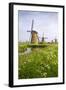 Windmills at Kinderdijk, the Netherlands in Spring-Colette2-Framed Photographic Print