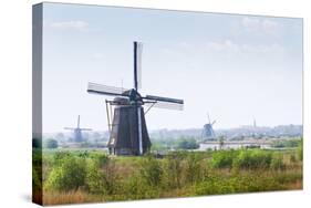 Windmills at Kinderdijk, the Netherlands-Colette2-Stretched Canvas