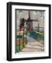 Windmills at the Pas De Calais (Oil on Board)-Anne Redpath-Framed Giclee Print
