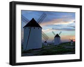 Windmills, Campo De Criptana, La Mancha, Spain, Europe-Marco Cristofori-Framed Photographic Print