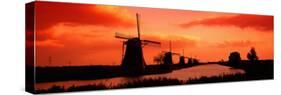 Windmills Holland Netherlands-null-Stretched Canvas