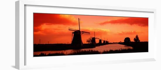 Windmills Holland Netherlands-null-Framed Photographic Print