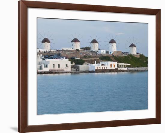 Windmills, Horia, Mykonos, Greece-Darrell Gulin-Framed Photographic Print