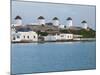 Windmills, Horia, Mykonos, Greece-Darrell Gulin-Mounted Photographic Print