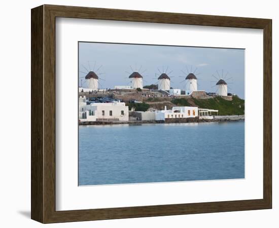 Windmills, Horia, Mykonos, Greece-Darrell Gulin-Framed Photographic Print