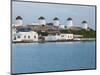 Windmills, Horia, Mykonos, Greece-Darrell Gulin-Mounted Photographic Print