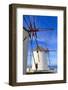 Windmills in a Row (Kato Mili), Mykonos Town (Chora), Mykonos-Eleanor Scriven-Framed Photographic Print