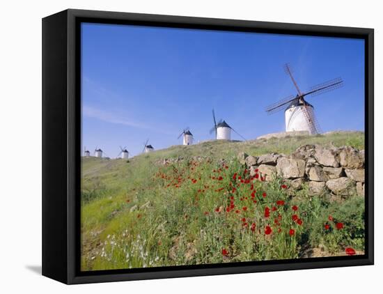 Windmills in Consuegra, Castilla La Mancha, Spain-Gavin Hellier-Framed Stretched Canvas