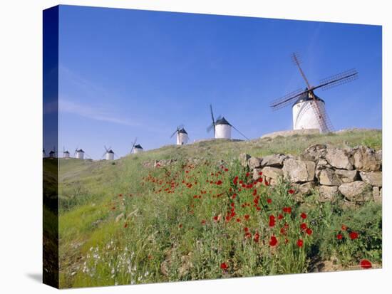 Windmills in Consuegra, Castilla La Mancha, Spain-Gavin Hellier-Stretched Canvas