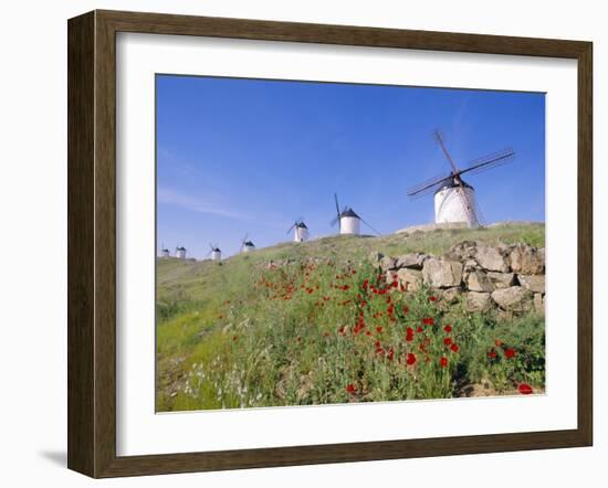 Windmills in Consuegra, Castilla La Mancha, Spain-Gavin Hellier-Framed Photographic Print