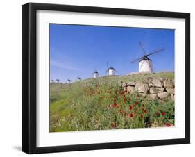 Windmills in Consuegra, Castilla La Mancha, Spain-Gavin Hellier-Framed Photographic Print
