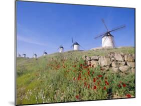 Windmills in Consuegra, Castilla La Mancha, Spain-Gavin Hellier-Mounted Photographic Print