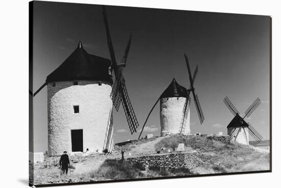 Windmills in Consuegra, Spain-null-Stretched Canvas