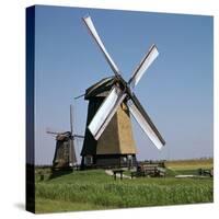 Windmills in Holland-CM Dixon-Stretched Canvas