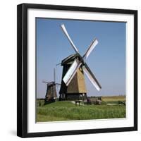 Windmills in Holland-CM Dixon-Framed Photographic Print