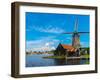 Windmills in Zaanse Schans, Holland, Netherlands-kavalenkava volha-Framed Photographic Print