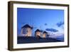 Windmills Kato Mili, Mykonos-Town, Mykonos, Cyclades, Greece-Katja Kreder-Framed Photographic Print