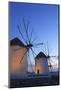 Windmills Kato Mili, Mykonos-Town, Mykonos, Cyclades, Greece-Katja Kreder-Mounted Photographic Print