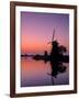 Windmills, Kinderdijk, Zuid, Holland-Walter Bibikow-Framed Photographic Print