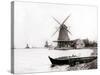 Windmills, Laandam, Netherlands, 1898-James Batkin-Stretched Canvas