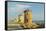 Windmills, Mandraki Harbor, Rhodes City, Rhodes, Dodecanese-Jochen Schlenker-Framed Stretched Canvas