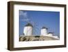 Windmills, Mykonos Town, Mykonos Island, Cyclades Group, Greek Islands, Greece-Richard Maschmeyer-Framed Photographic Print